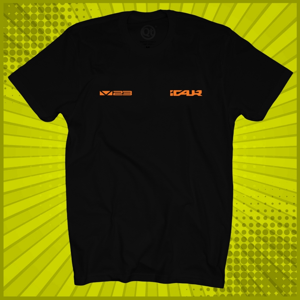 ใหม่โลโก้ ICAUR I-CAUR I CAUR V23 โลโก้ EV SUV รอบคอสั้น SLEEVE 100% ผ้าฝ้ายเสื้อยืด 160GSM UNISEX