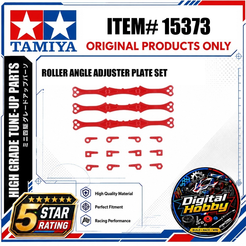 Tamiya 15373 Roller Angle Adjuster Plate Set Mini 4WD Setup Tools