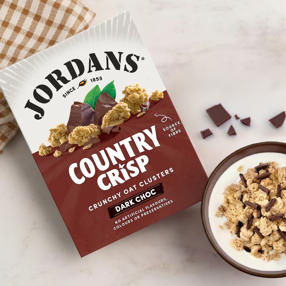Jordans Country Crisp Cereals 450g - Chunky Nuts / Super Berry / Chocolate / Flame Raisins / Raspber