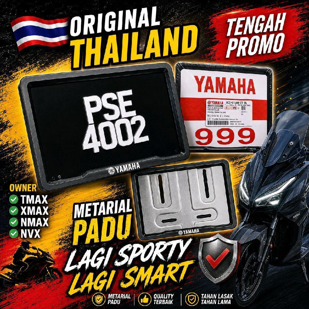 Nombor Plate Belakang Tmax Xmax Nmax Nvx Kristal Premium Besi Rekaan Kemas & Tahan Cuaca - ยานยนต์