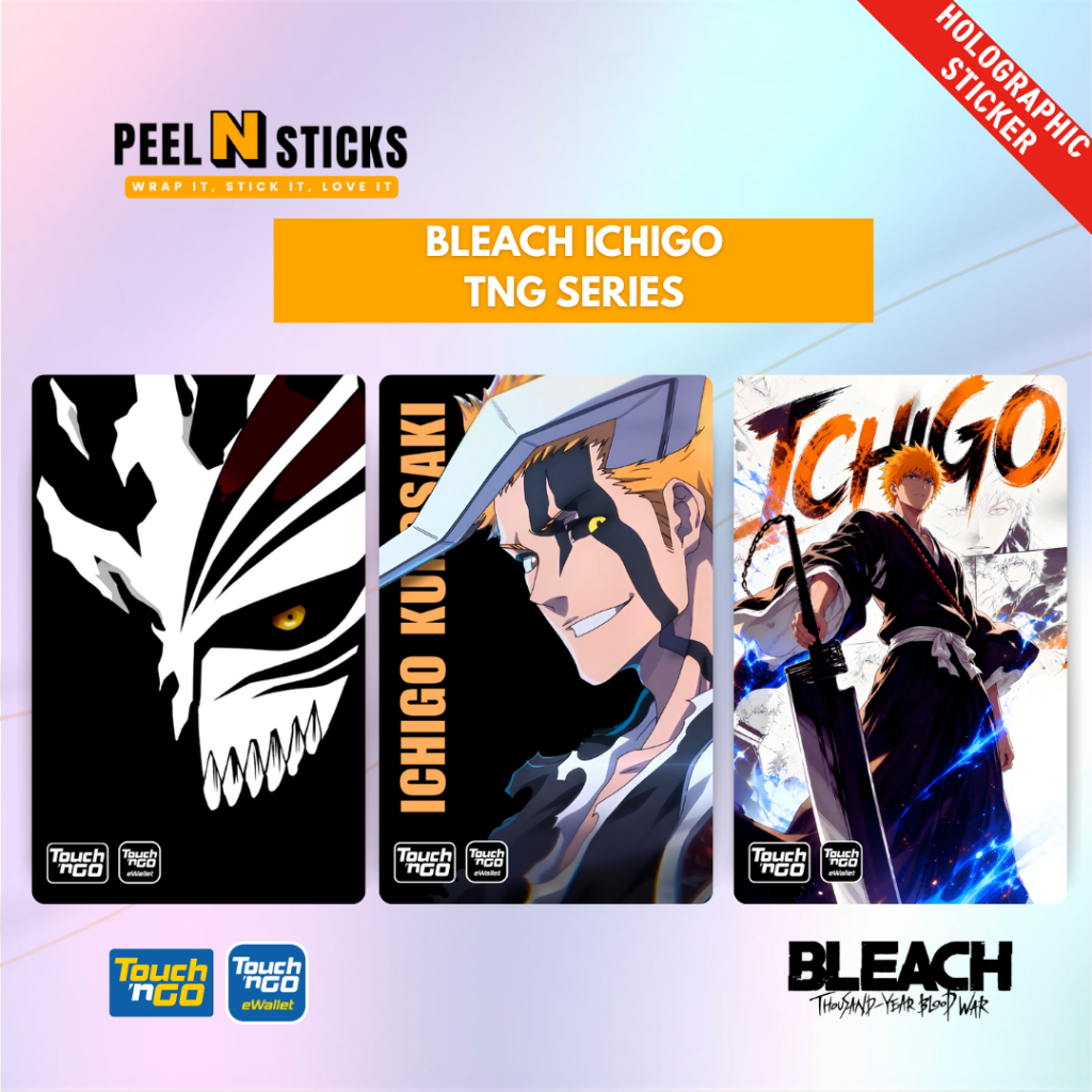 Bleach Ichigo Bankai Touch n Go Card Skin Sticker