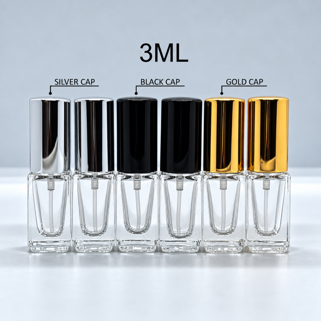 [10 ชิ้น] 3ml (GA97) Exclusive Square Perfume Spray Glass Perfume Bottle/Botol Miyak Wangi 便高香水分装瓶