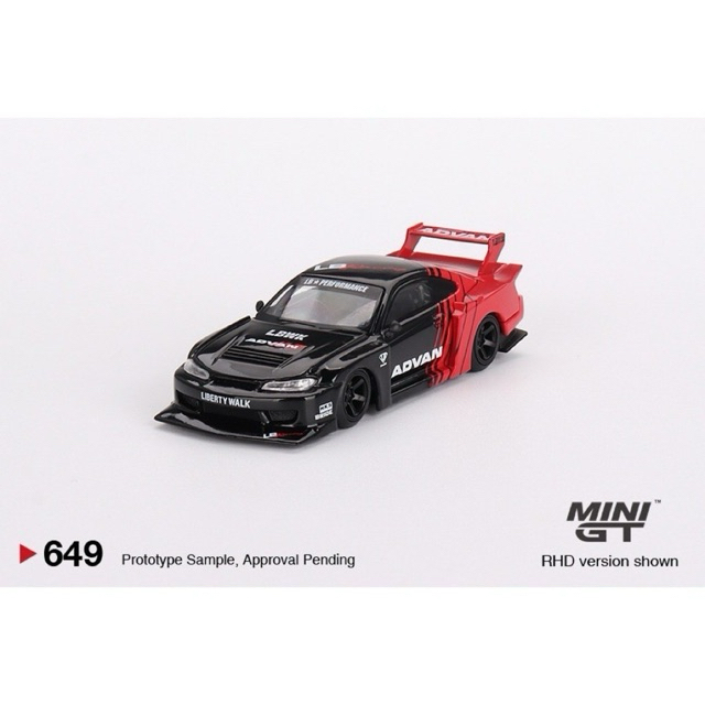 MINI GT Nissan Silvia S15 LB-Super Silhouette Nissan Silvia S15 ADVAN 649