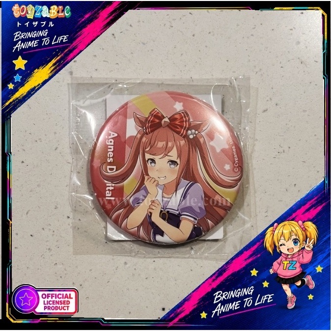 Cygames Uma Musume Pretty Derby Can Badge - Agnes Digital