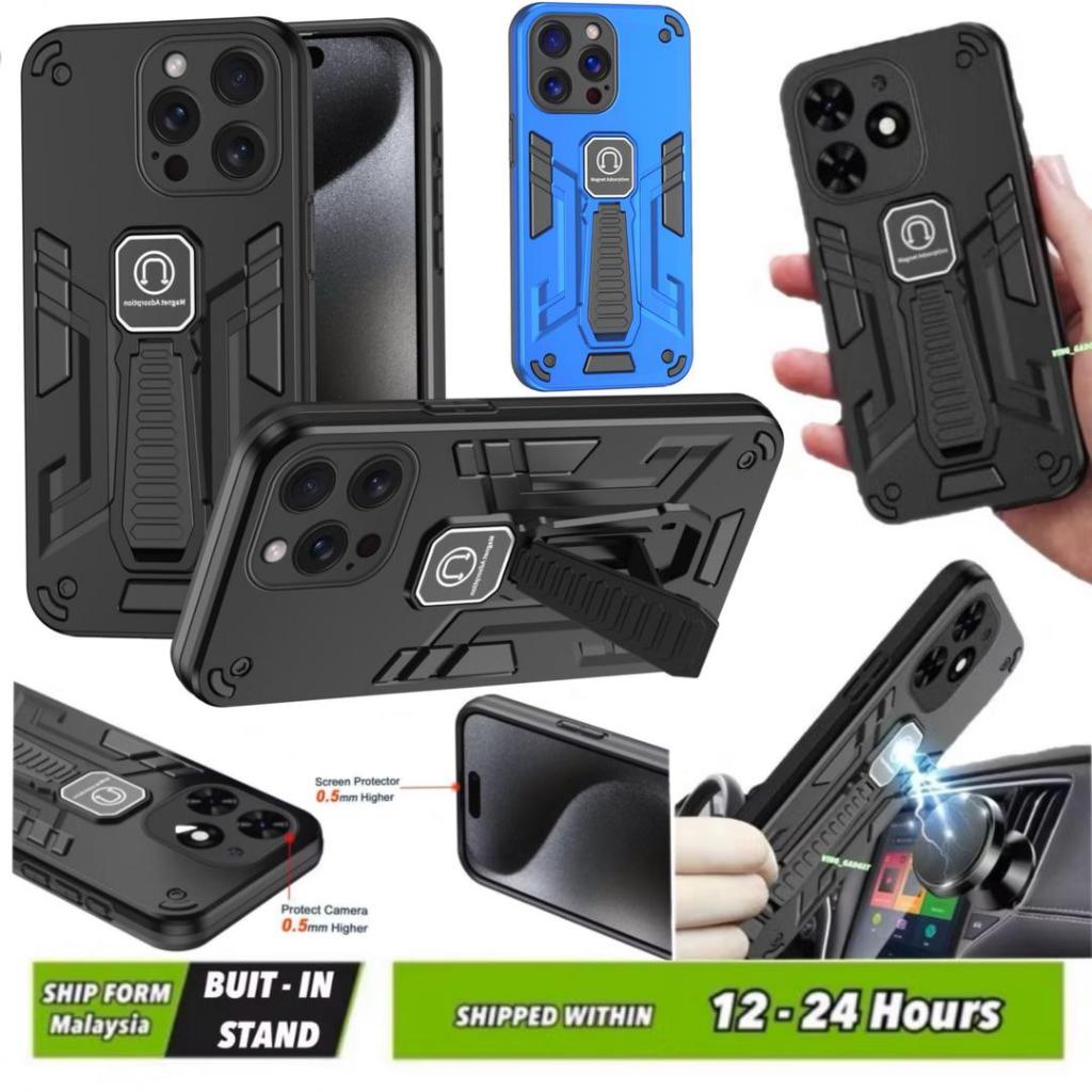 HONOR X5B PLUS /X5B ARMOR MAGNET STAND เคสหลัง