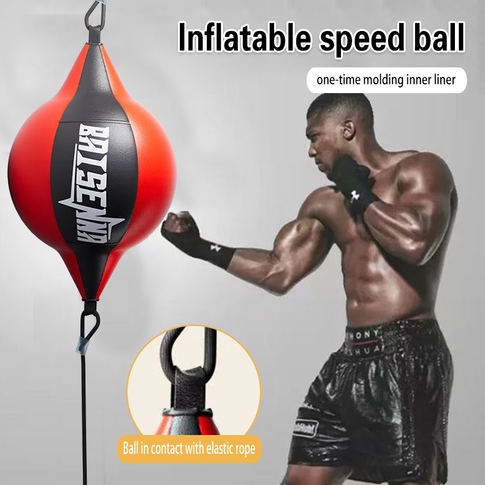 Boxing Speed Ball Training Ball Double End Floor Ceiling Punch Bag Speed Bag Training Inflatable