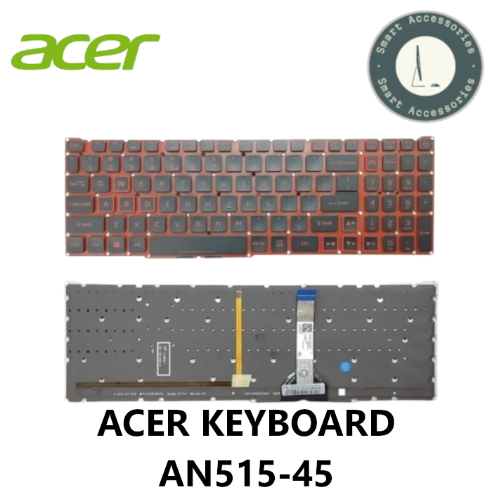 ACER AN515-45 คีย์บอร์ดแล็ปท็อปสําหรับ NITRO 5 AN515-46 AN515-56 AN515-57 AN515-58 AN517 สีแดง