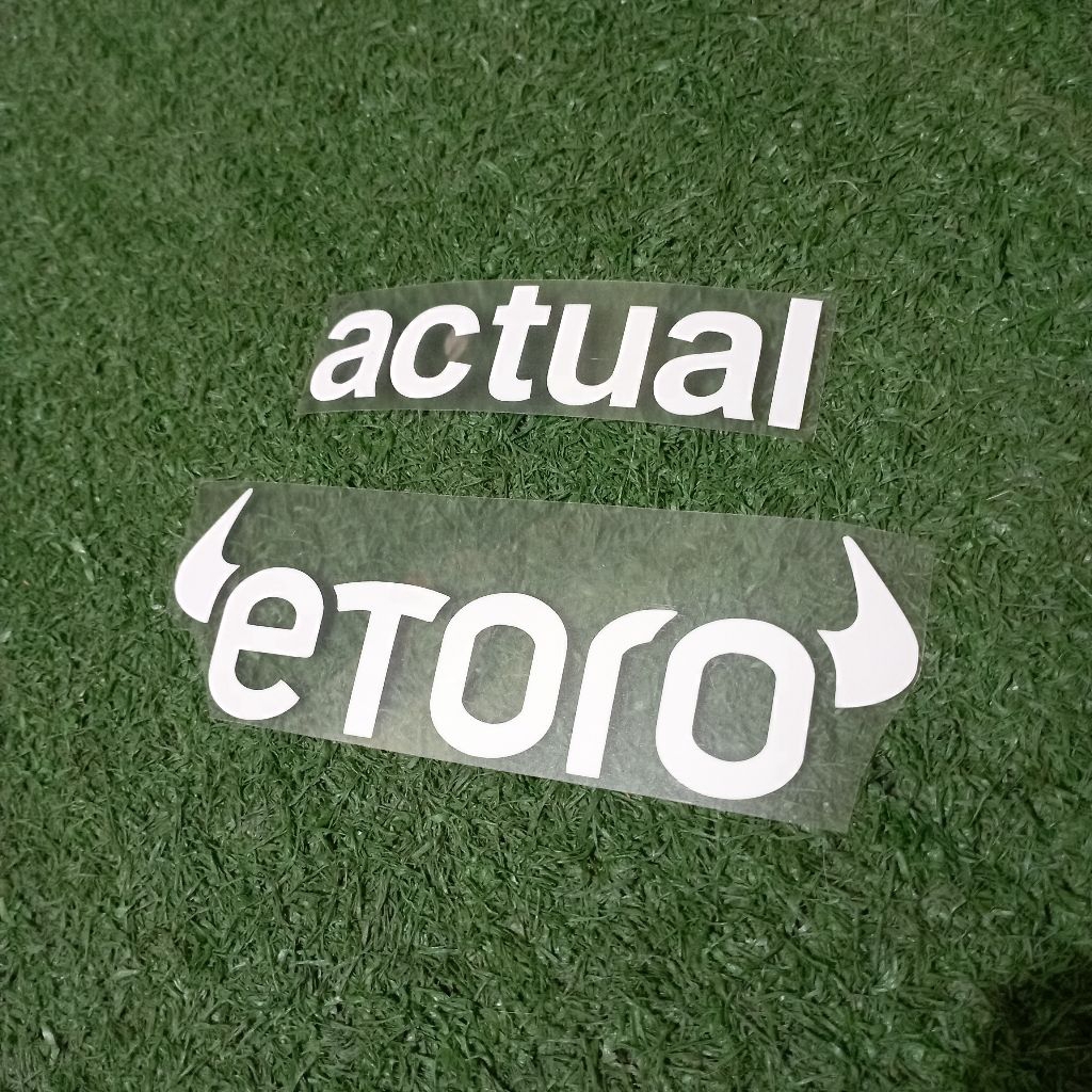 (PATCH SAHAJA) SLEEVE PATCH : ETORO & ACTUAL