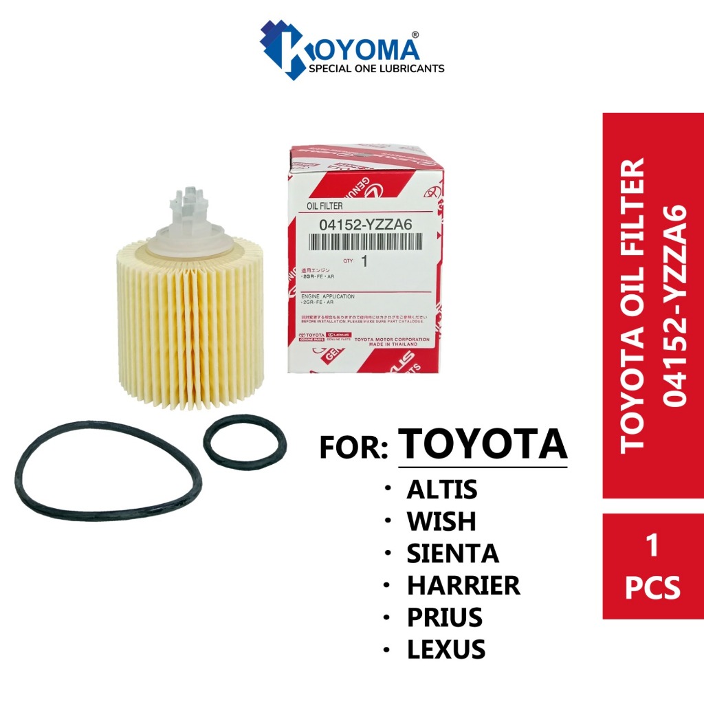 TOYOTA ALTIS,WISH,HARRIER OIL FILTER 04152-YZZA6