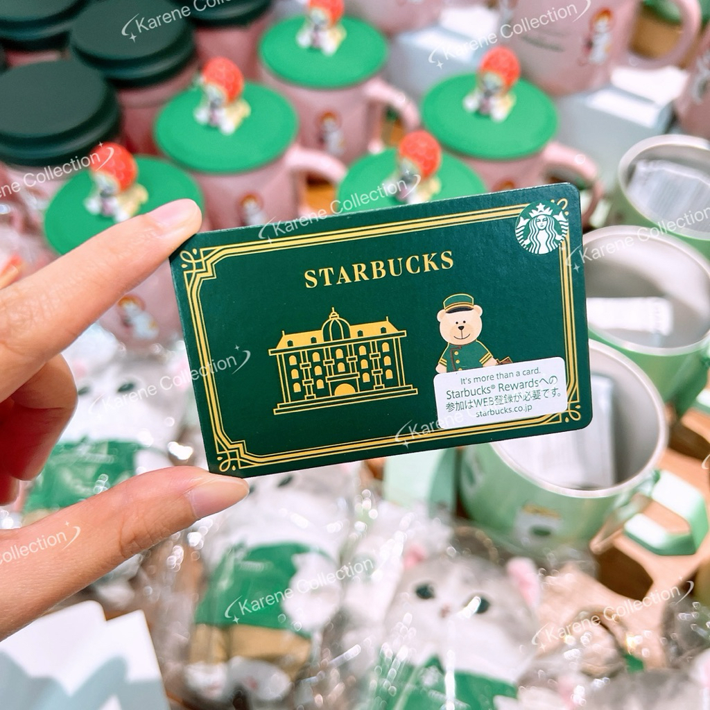 Starbucks Japan Summer Hotel 2025 Collection Limited Hotel Bear Card 日本🇯🇵星巴克夏酒店2025年ชุด空卡