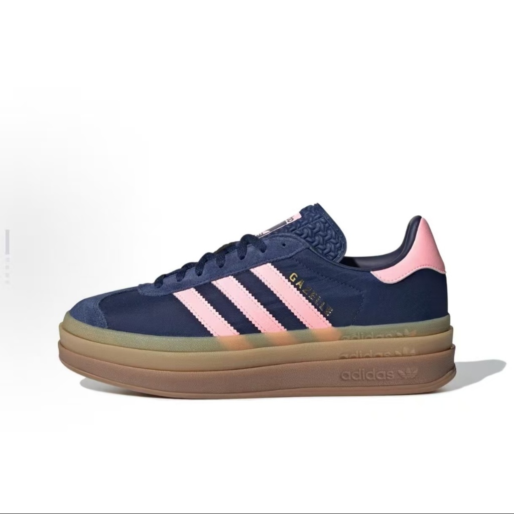 ของแท้Gazelle Blod Sneaker Shoes For Women Blue Pink