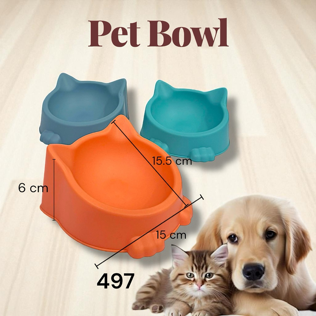 497 Mangkuk Kuching/ ชามสัตว์เลี้ยง