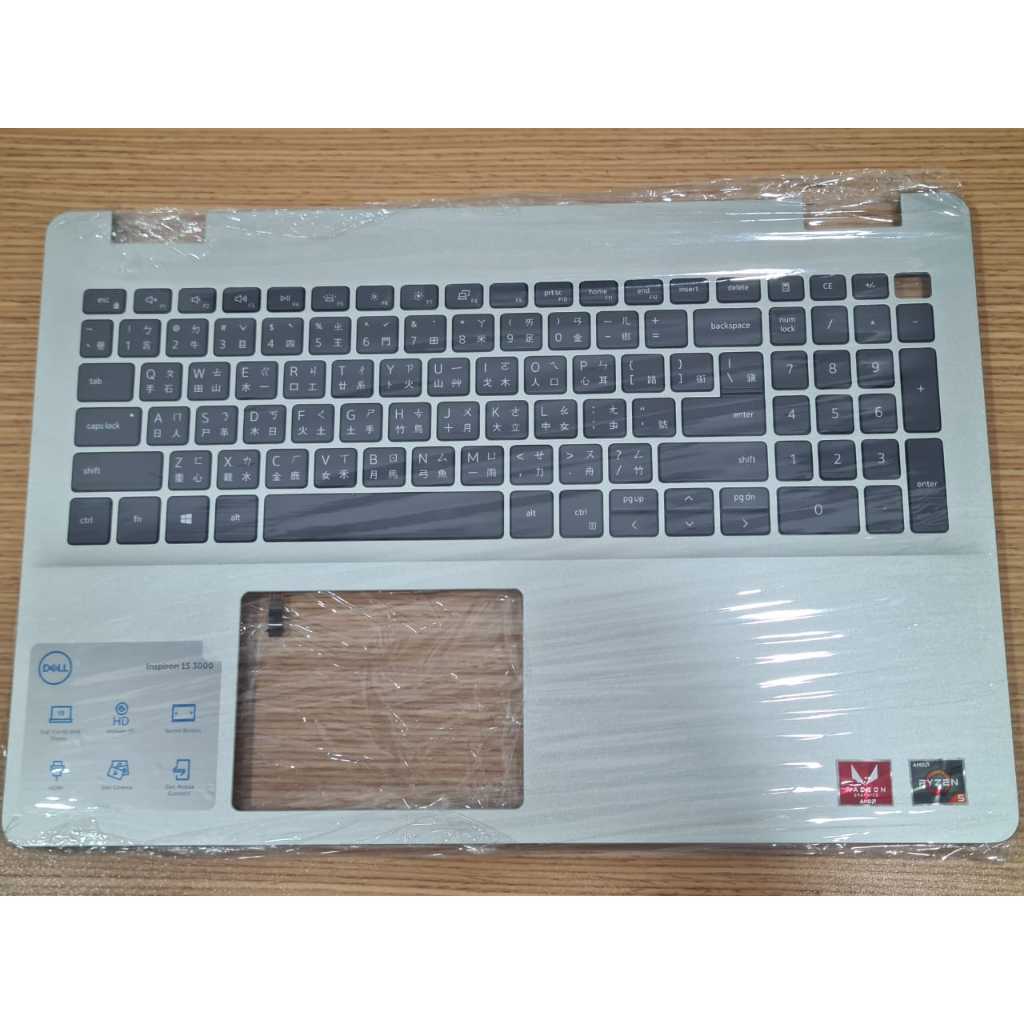 DELL Inspiron 15 3000 3501 3505 064D8T 64D8T AP2X2000201 แล็ปท็อป Palmrest With Backlit Keyboard Sil
