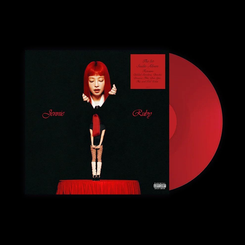Jennie - Ruby Vinyl LP (ฉบับสากลทับทิมแดง)