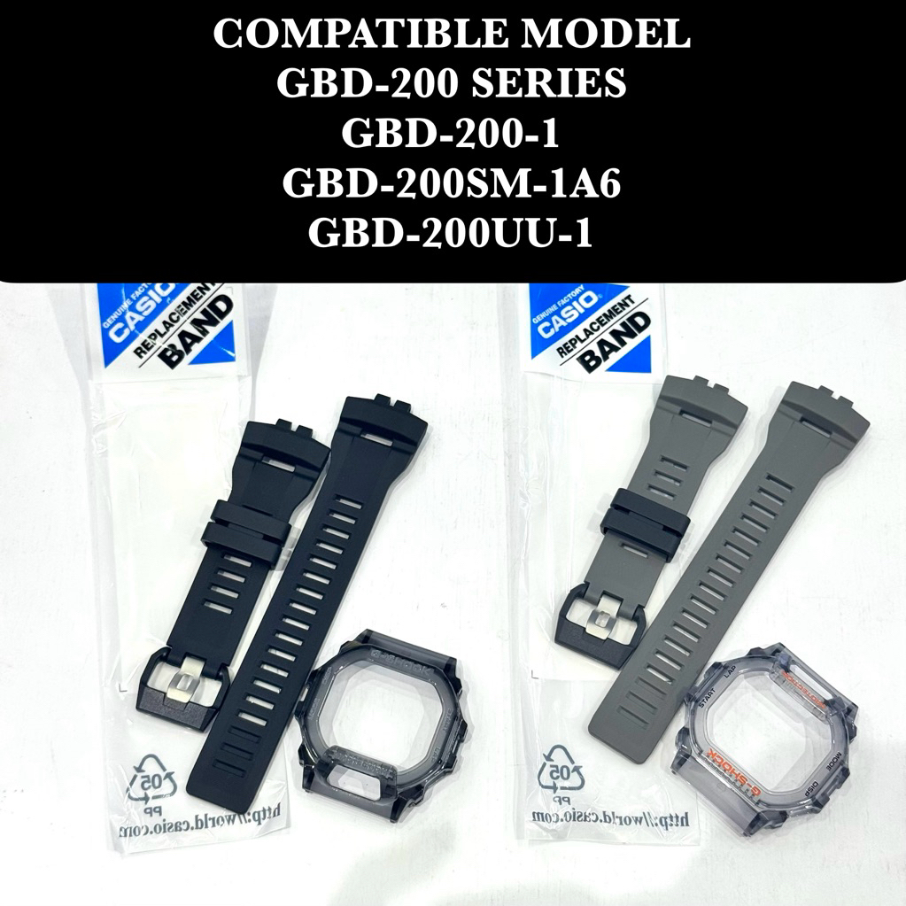 G-SHOCK BAND & BEZEL สําหรับรุ่น GBD-200 / GBD-200SM-1A5 / GBD-200SM-1A6 / GBD-200UU