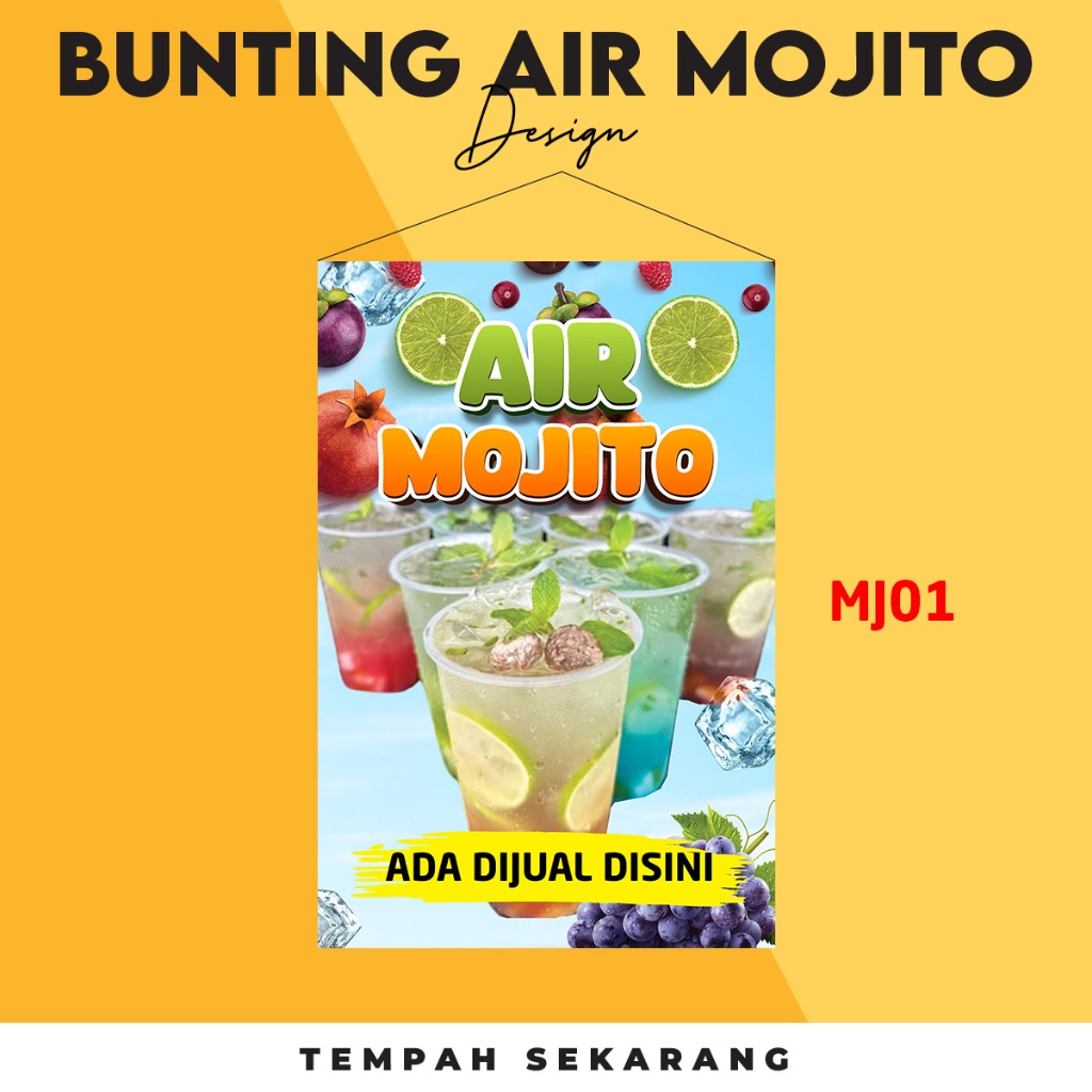 BUNTING AIR MOJITO AIR MOJITO PASAR MALAM