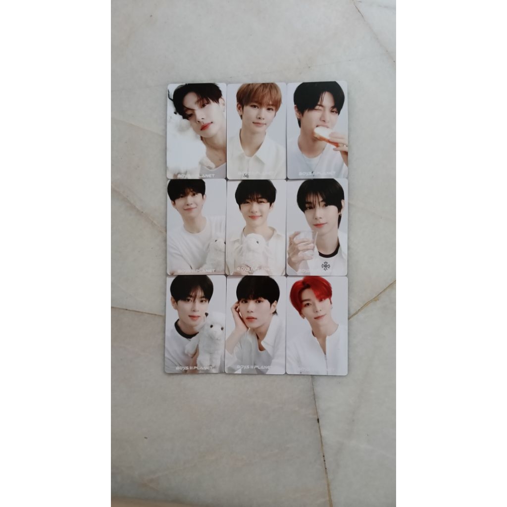 Boys2planet Planet Card station 9 unofficial photocard boys planet Lee Sang Won Zhou An Xin Chung Sa