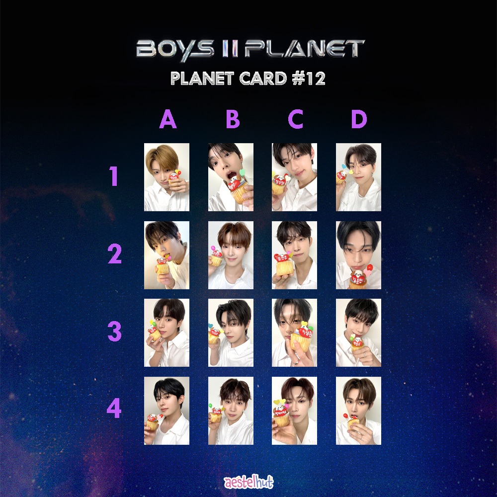 AESTEL HUT [HD] BOYS 2 PLANET - PLANET CARD 12 โฟโต้การ์ดอย่างเป็นทางการ