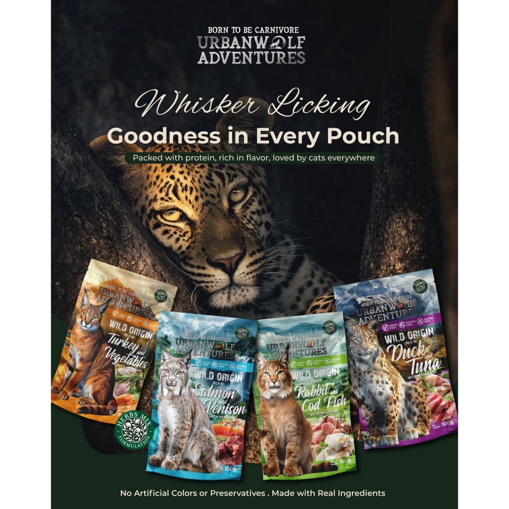 Urbanwolf Adventures Wild Origin Cat Pouch Food