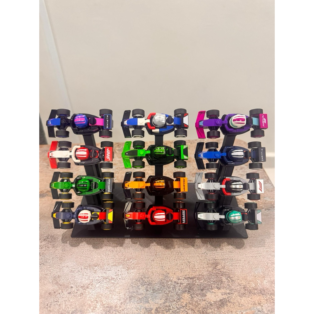 Lego Minifigures F1 Racing Cars ขาตั้งจอแสดงผล