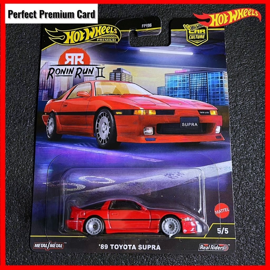 Hot Wheels 82 Toyota Supra Premium Car Culture Diecast Hotwheel Ronin Run II 2025 Set Hotwheels JDM 