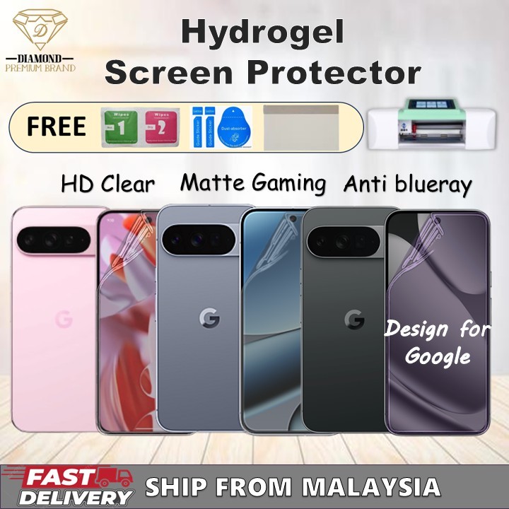 Google pixel 10 Pro XL 10 Pro 10 9 Pro XL 9 Pro 9 8 8 Pro ตัวป้องกันหน้าจอไฮโดรเจล