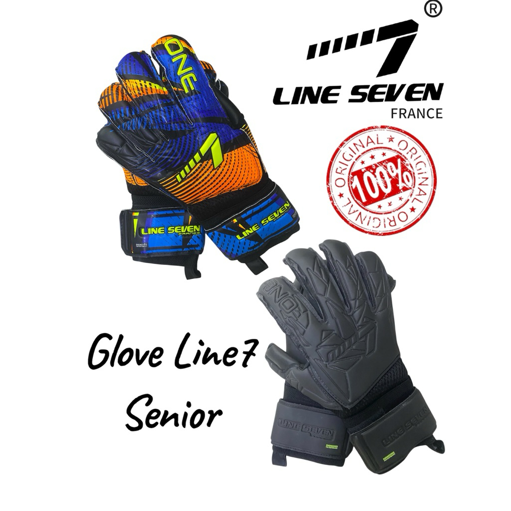 ถุงมือฟุตบอลคุณภาพสูง SENIOR/LINE 7/สําหรับ SENIOR