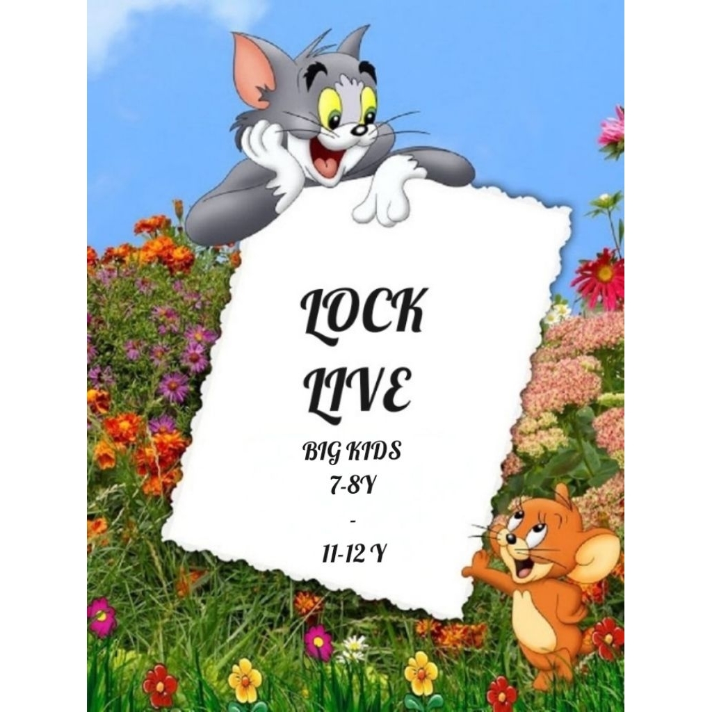 LOCK LIVE ITEM BIG KIDS 7YEARS UP TO 12YEARS และสินค้าแขนยาว