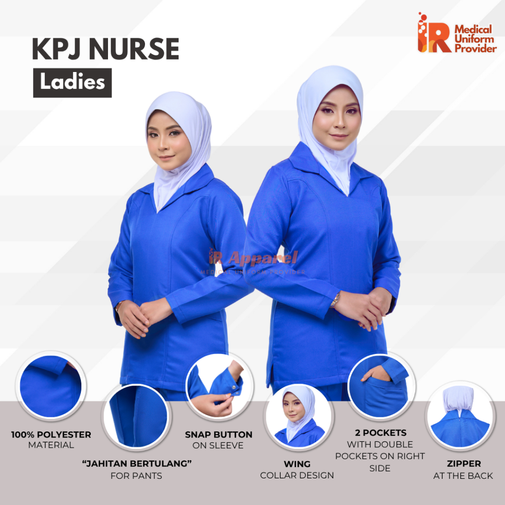 [ หญิง ] KPJ NURSE UNIFORM / UNIFORM JURURAWAT KPJ