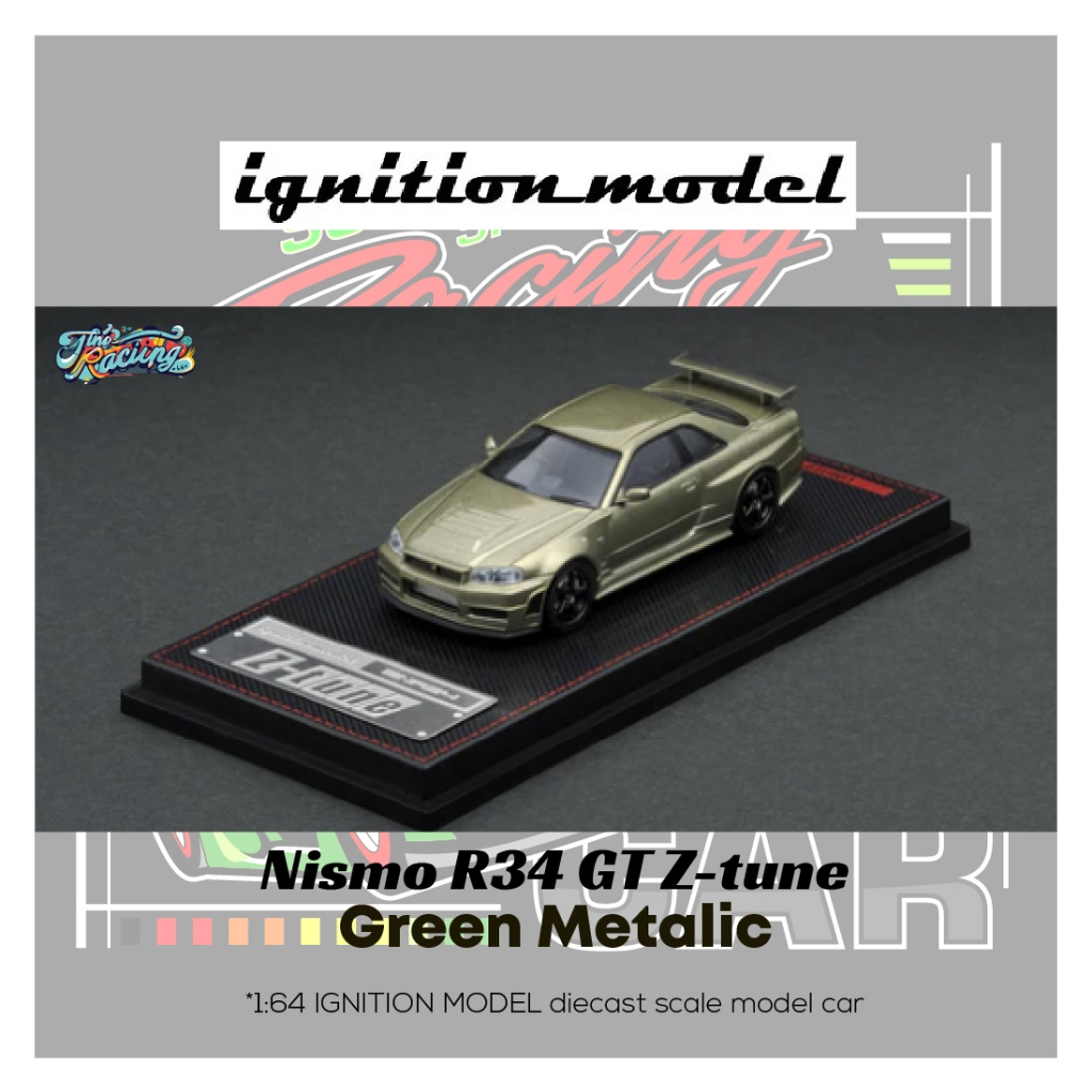 IGNITION MODEL NISMO R34 GT-R Z-tune GREEN METALLIC IG1873