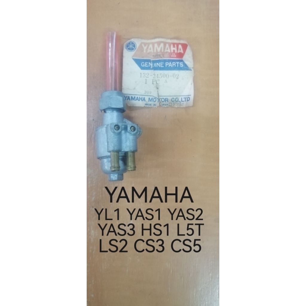 YAMAHA YL1 YAS1 YAS2 YAS3 HS1 L5T LS2 CS3 CS5 NOS JAPAN FUEL TAP PETCOCK