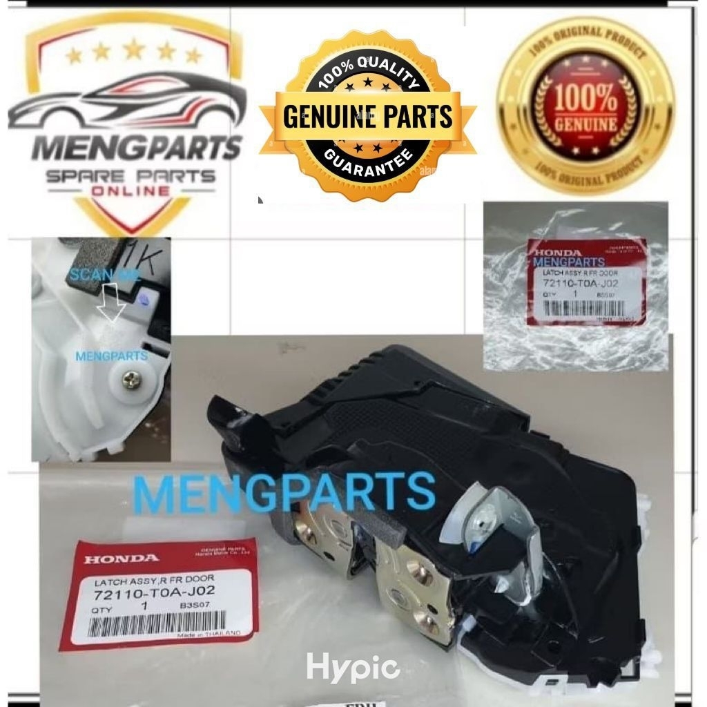 ******ACCORD T2A 2.4 CRV TOA CITY T9A HRV T7A JAZZ T5A ด้านหน้าขวาประตูล็อคภายใน & ACTUATOR 8 PIN 72