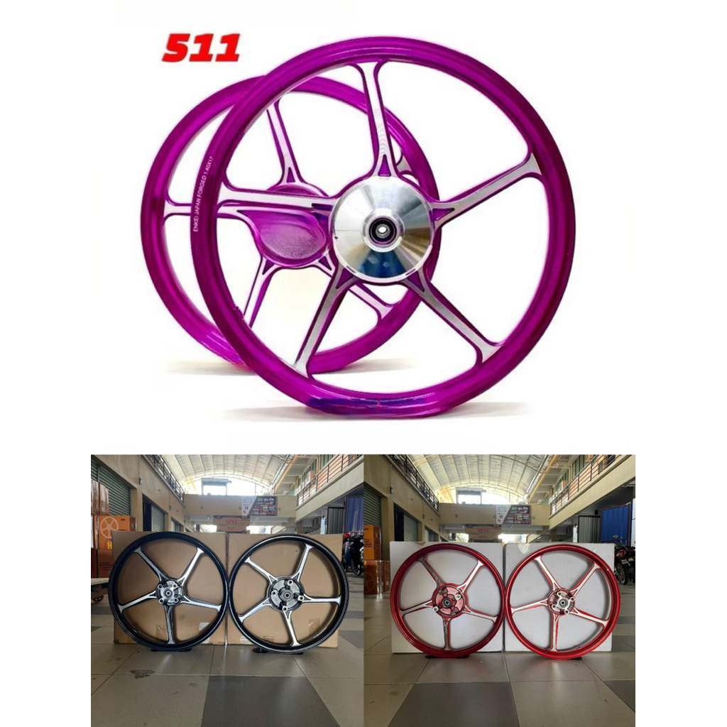 ใหม่ (FG511) SPORT RIM 511 LC135 125 Y15ZR Y16ZR Y125 LAGENDA EGO RS150 RSX EX5 DREAM WAVE 125 100 Y