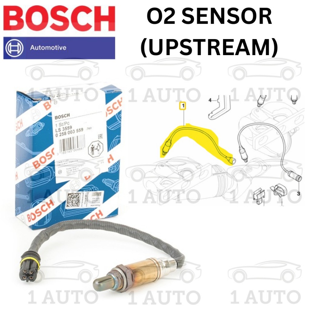 BOSCH UPSTREAM O2 SENSOR BMW E46 E39 E60 E65 E66 Z4 E85 M54 เครื่องยนต์