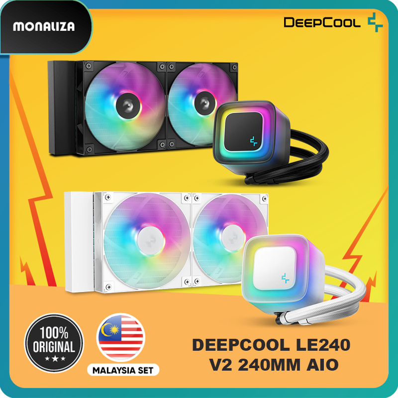 DEEPCOOL LE240 V2 240MM AIO - สีดํา/ขาว