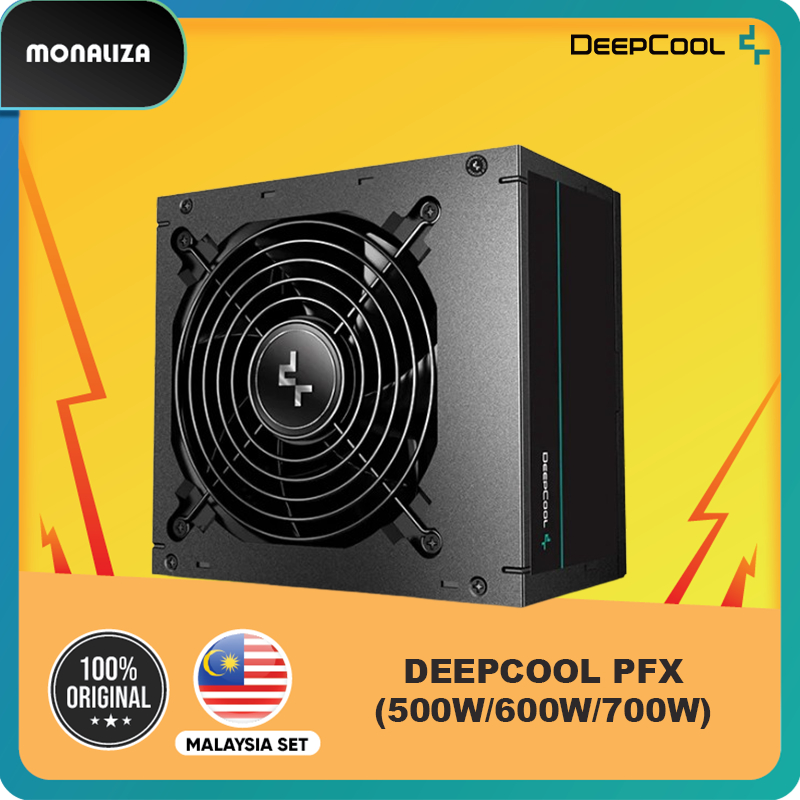 Deepcool PFX (500W/600W/700W) 80 PLUS Bronze PSU – สายเคเบิลแขนโดยตรง