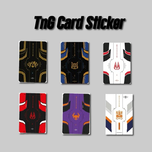 ( Kamen Rider Geats Boost Mark IX Mecha Version)Touch n Go Card Sticker Cover / กันน้ําคุณภาพดี TNG 