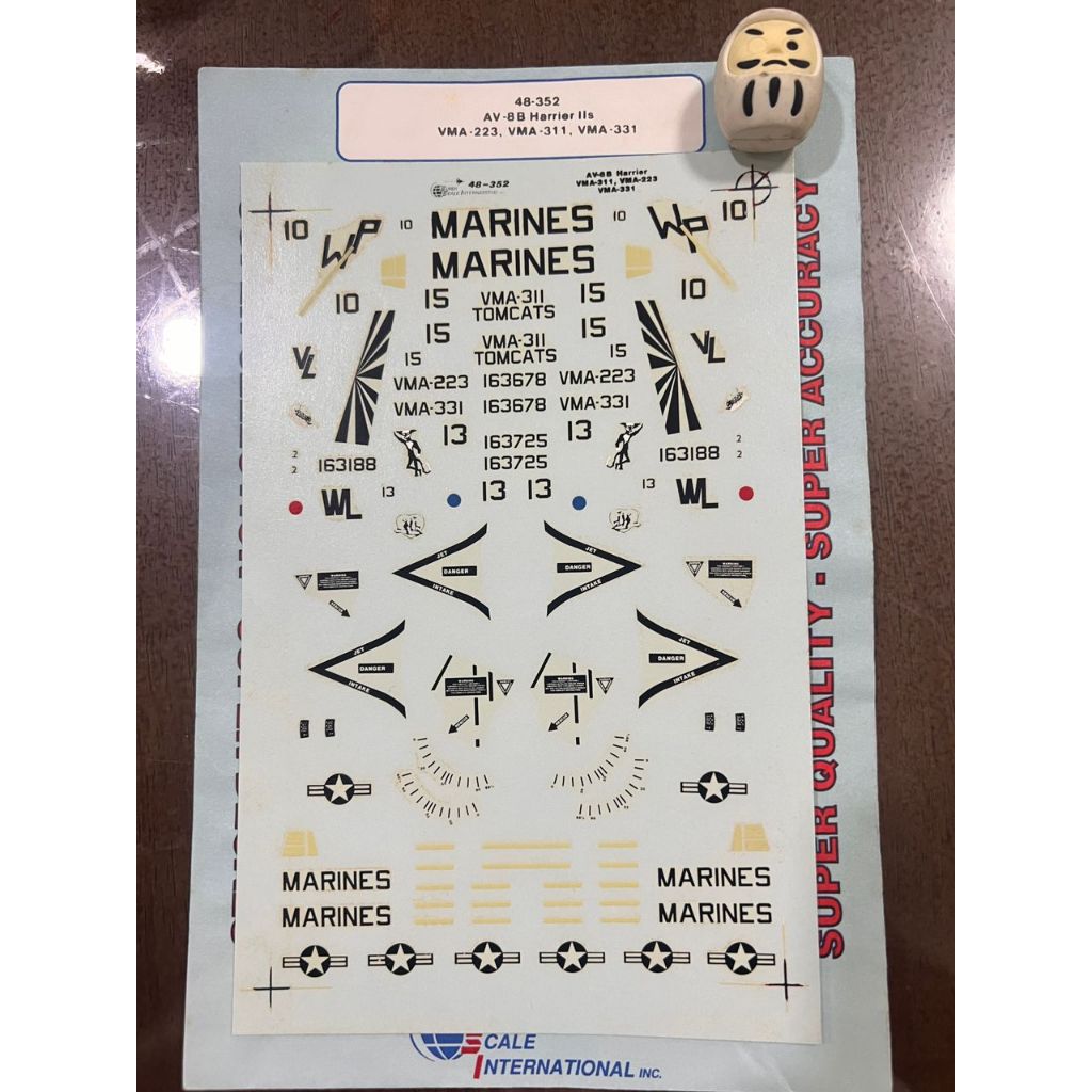 48-352 AV-8B Harrier IIs VMA-223, VMA-311, VMA-331