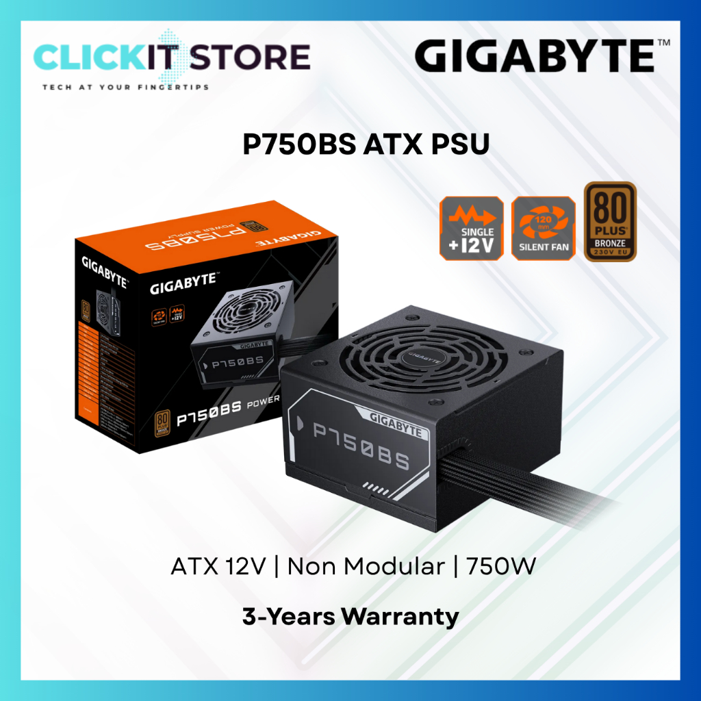 GIGABYTE P750BS 750W พาวเวอร์ซัพพลาย ATX PSU | GP-P750BS