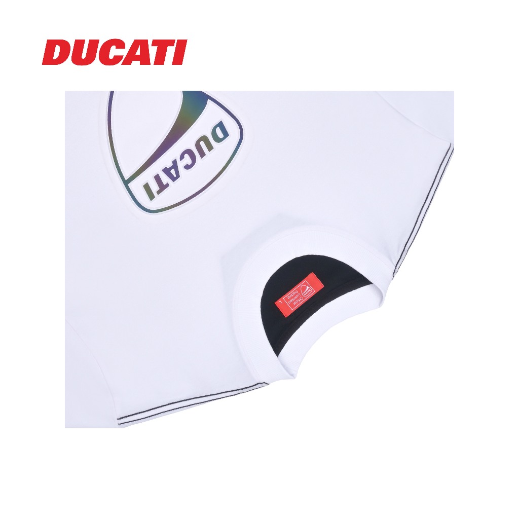 DUCATI MEN SHORT SLEEVE ROUND-NECK TEE D806611-800769 - รูปที่ 2