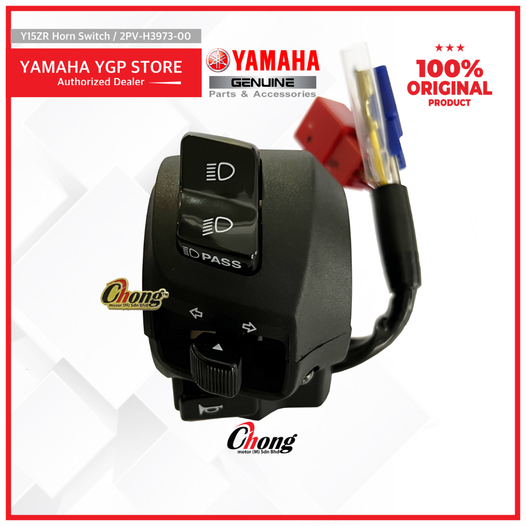 Yamaha Y15ZR Ysuku V2 สวิตช์จับซ้าย/แตรสัญญาณ Lampu Handel Suis Kiri 2PV-H3973-00 HLY!
