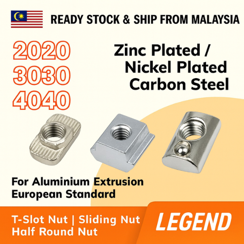 T Slot Nuts เลื่อน Nut Elastic Spring Nut Rhombus Nut สําหรับ Euro Standard อลูมิเนียม Extrusion Ser