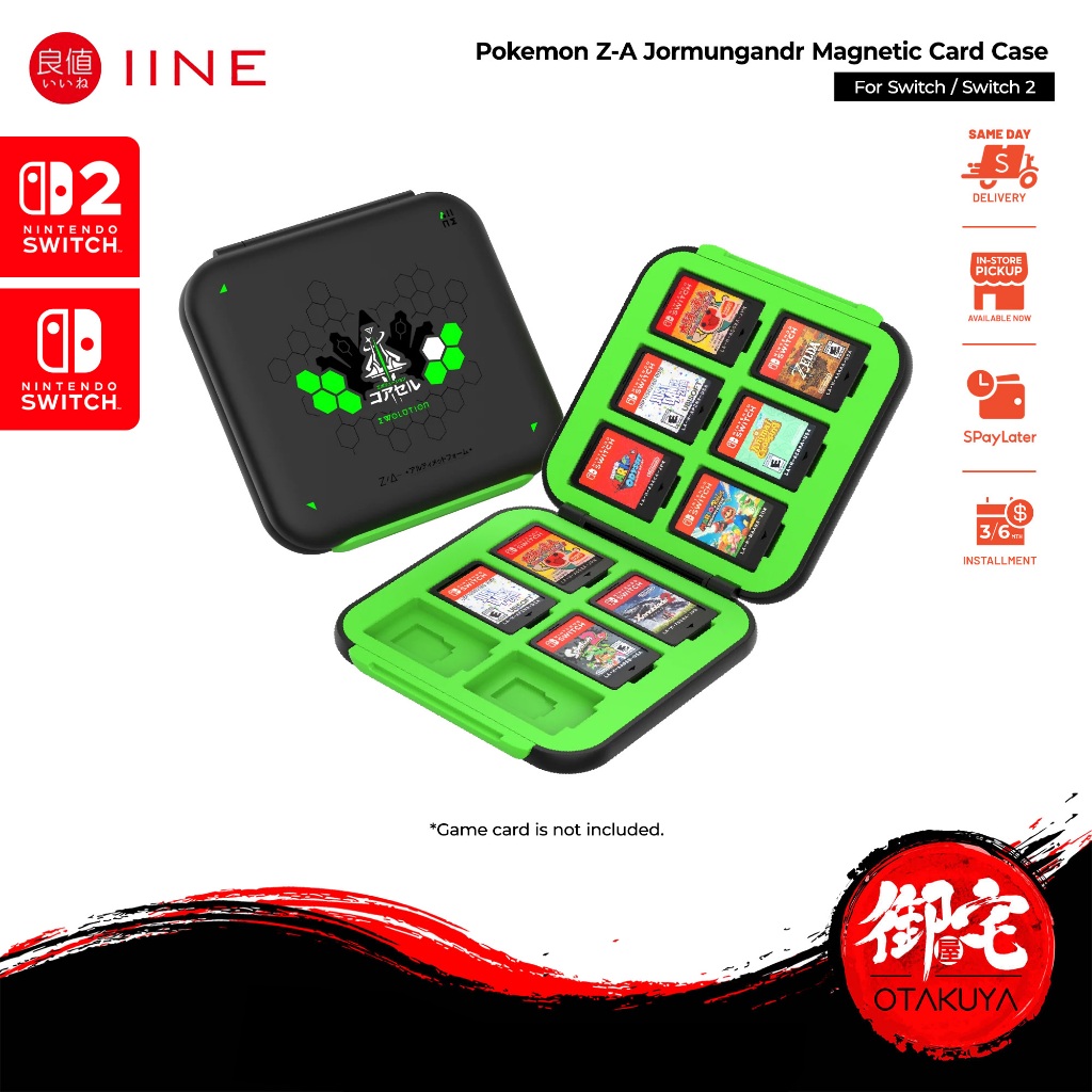 มาใหม่IINE Nintendo Switch 2 Pokemon Legend ZA การ์ดเกมแม่เหล็ก