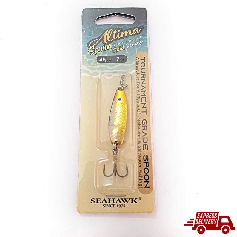 เหยื่อตกปลา Seahawk Altima Gold Spoon