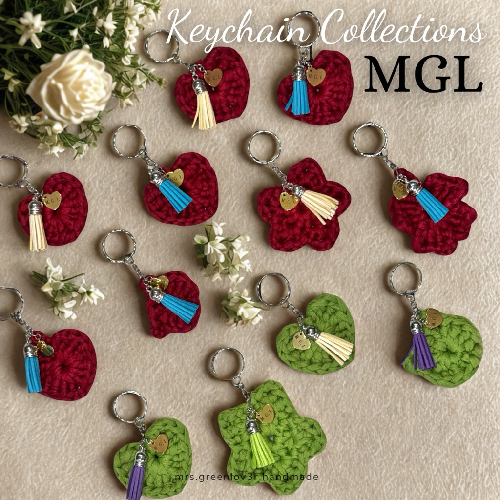 พวงกุญแจโครเชต์ Kechain Kait พวงกุญแจสําหรับกระเป๋า