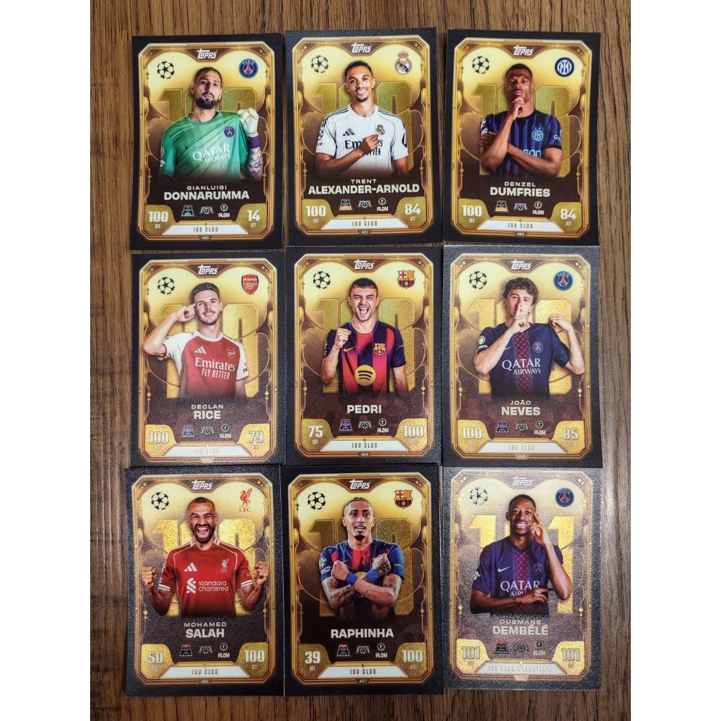 การ์ดคลับ Topps Match Attax UCL 2025/26 100