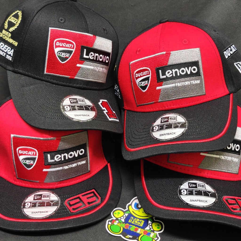 Mũ Lưỡi Trai Ducati Lenovo MotoGP pecco bagnaia Marc MARQUEZ diadora Chất lượng cao topi