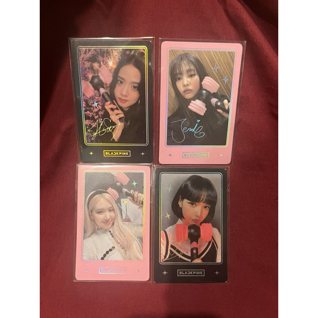 Blackpink Jisoo Jennie Rosé Lisa Lighstick Photocard
