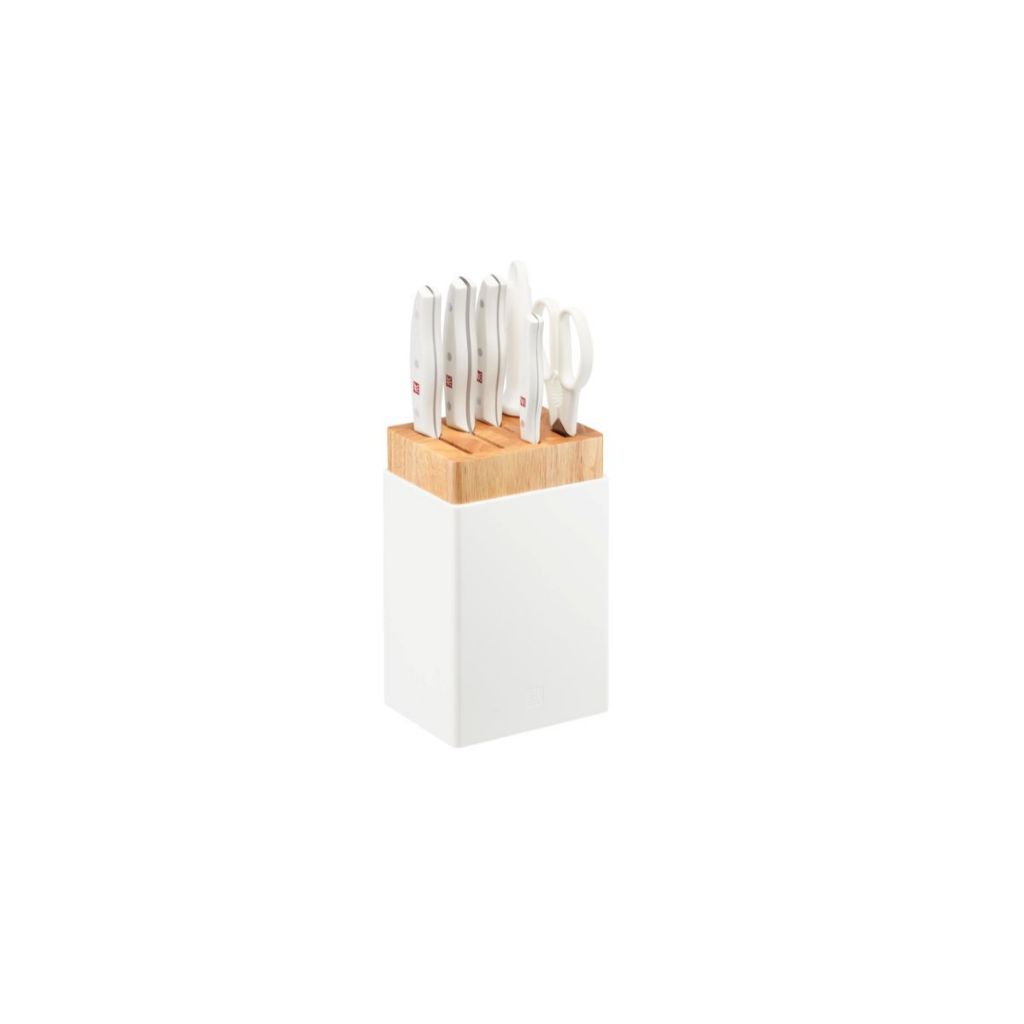 ZWILLING Twin Pollux White Block 7 ชิ้นชุด