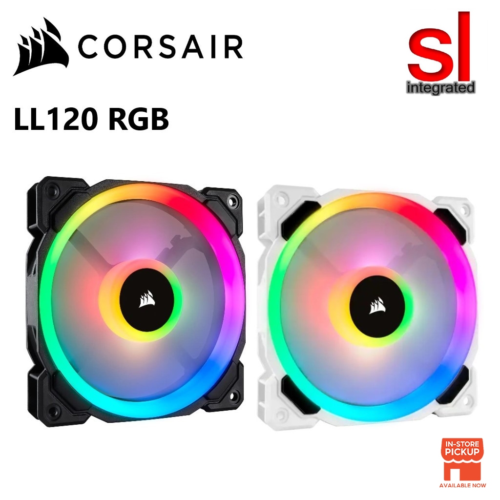 Cosair LL140 RGB 140MM พัดลม LED PWM แบบ Dual Light Loop RGB